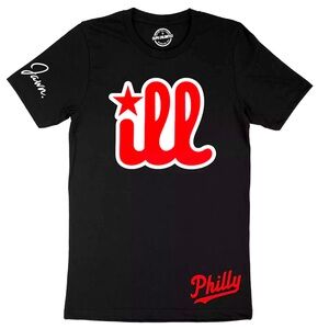 Trendy Urban Men's Philly Ill Jawn Stylish Hip Hop Graphic Retro Streetwear Tee